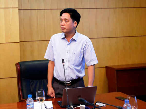 Ông Nguyễn Thạc Cường, Phó Vụ trưởng Vụ KH&CN phát biểu