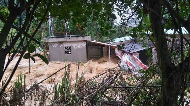 Mưa lũ gây ngập úng nghiêm trọng tại xã Đông Sang, huyện Mộc Châu.