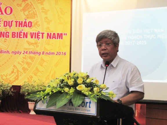 Thứ trưởng Bộ TN&MT Nguyễn Linh Ngọc phát biểu tại hội thảo