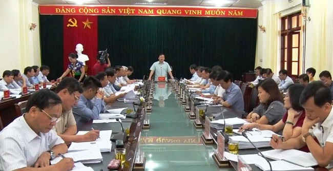 Toàn cảnh phiên họp tháng 8 UBND tỉnh Điện Biên