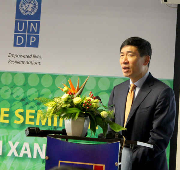 Ông HaoLiang Xu –Giám đốc khu vực của UNDP tại khu vực châu Á và Thái Bình Dương