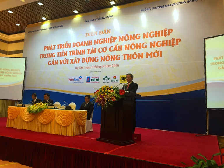 Ông Nguyễn Văn Bình - Trưởng Ban Kinh tế Trung ương phát biểu chỉ đạo tại Hội thảo