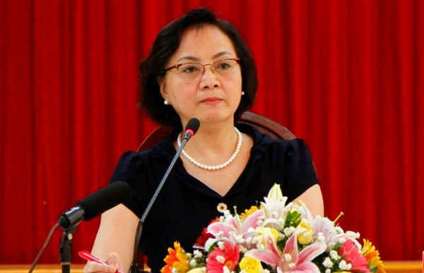 Bà Phạm Thị Thanh Trà - Ủy viên Trung ương Đảng, Bí thư Tỉnh ủy, Chủ tịch UBND tỉnh Yên Bái. 