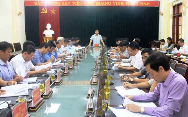 Toàn cảnh phiên họp tháng 9, UBND tỉnh Điện Biên