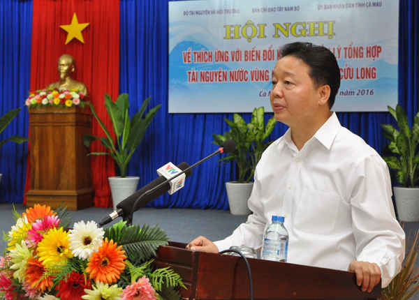 Bộ trưởng Trần Hồng Hà phát biểu khai mạc Hội nghị