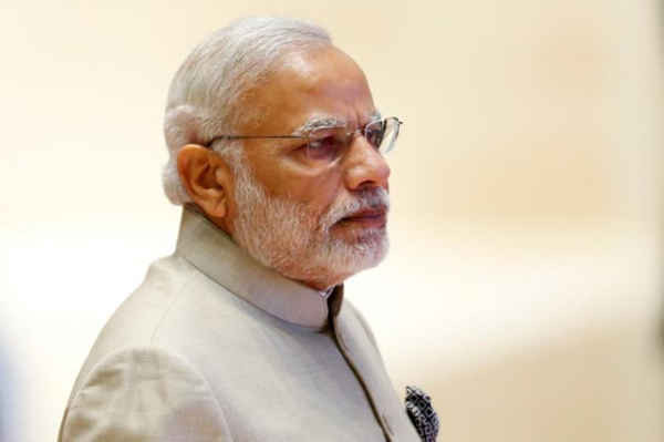 Thủ tướng Ấn Độ Narendra Modi phát biểu tại Hội nghị thượng đỉnh ASEAN tại Viêng Chăn, Lào vào ngày 7/9/2016. Ảnh: REUTERS / Soe Zeya Tun