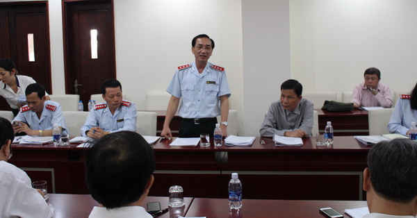 Phó Tổng Thanh tra Chính phủ Đặng Công Huẩn làm việc với Thành phố Hồ Chí Minh. 