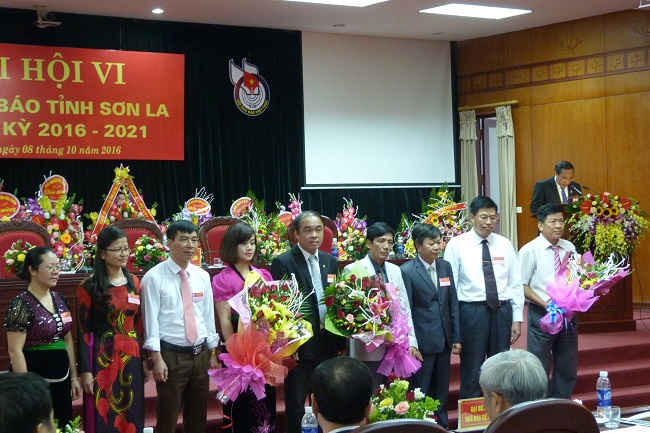 Ban Chấp hành Đại hội Hội Nhà báo tỉnh Sơn La khóa VI, nhiệm kỳ 2016-2021