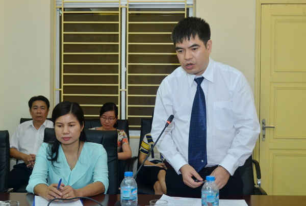 Ông Nguyễn Quốc Khánh phát biểu tại buổi Lễ