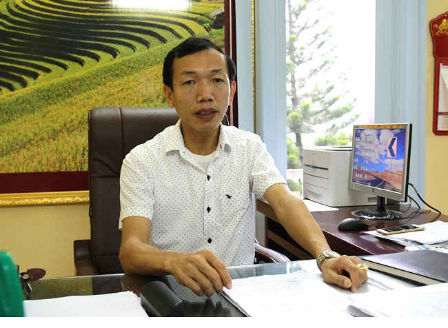 Ông Hà Mạnh Cường, Phó Giám đốc Sở TN&MT tỉnh Yên Bái 
