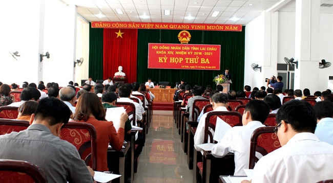 Toàn cảnh kỳ họp thứ 3 HĐND tỉnh Lai Châu khóa XIV