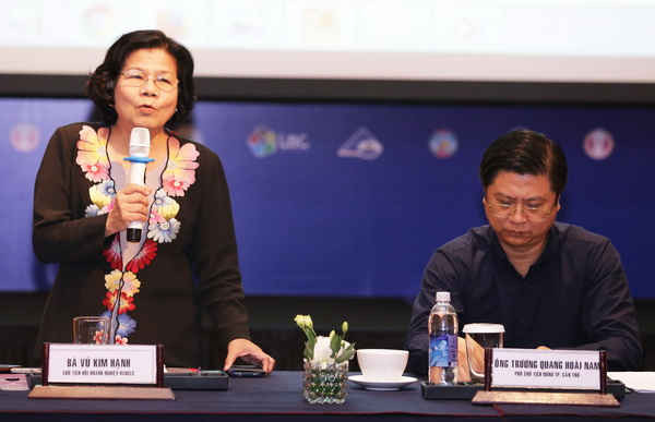 Đại diện Ban tổ chức Mekong Connect – CEO Forum 2016 giới thiệu về diễn đàn năm nay