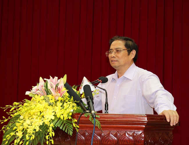 A2: Uỷ viên Bộ Chính trị, Trưởng Ban Tổ chức Trung ương Phạm Minh Chính đánh giá cao những kết quả trong phát triển kinh tế, xã hội của tỉnh Yên Bái