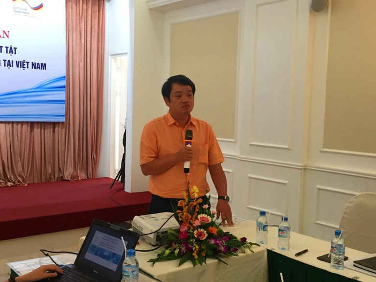 Ông Bùi Quang Huy – Giám đốc Trung tâm PT&GNTT (Bộ NN&PTNT) phát biểu tại hội thảo