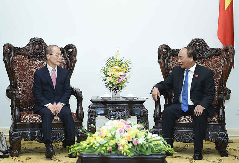 Thủ tướng Nguyễn Xuân Phúc và Chủ tịch IPCC Hoesung Lee 