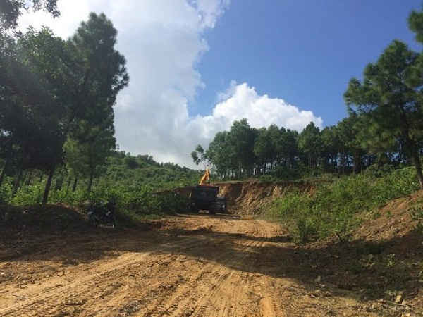 Điểm khai thác đất nằm trong khuôn viên nhà máy Vinaxuki đã được UBND tỉnh Thanh Hóa bàn giao.