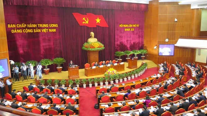 Toàn cảnh Hội nghị lần thứ 4, Ban Chấp hành Trung ương Đảng Cộng sản Việt Nam khóa XII