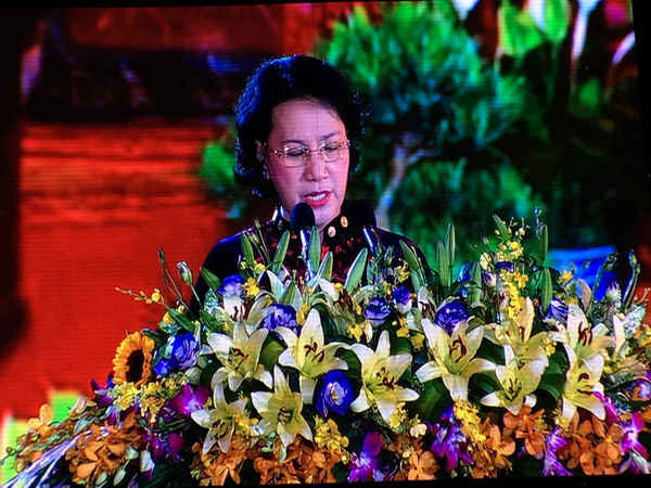 Chủ tịch Quốc hội Nguyễn Thị Kim Ngân phát biểu tại Lễ kỷ niệm
