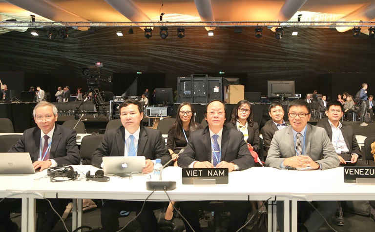 Đoàn công tác Việt Nam tại phiên họp cấp cao Hội nghị COP 22