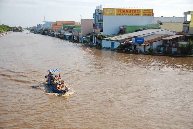 Các kênh rạch của huyện Phước Long từng bước được bảo vệ môi trường