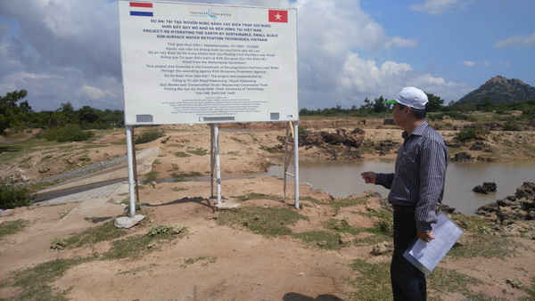 Triển khai dự án; “Tái tạo nguồn nước bằng các biện pháp giữ nước dưới đất” do Chính phủ Hà Lan tài trợ để ứng phó với BĐKH ở Ninh Thuận 