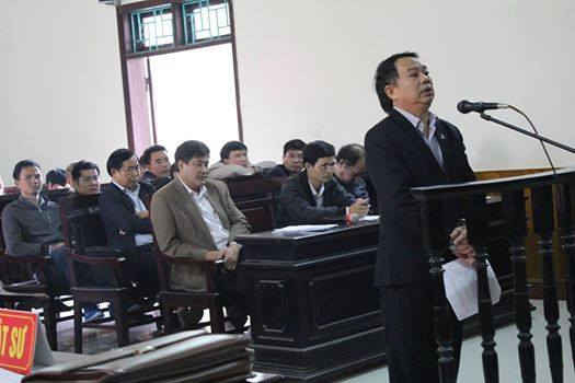 Ông Nguyễn Văn Bổng khai nhận sự việc tại phiên tòa xét xử