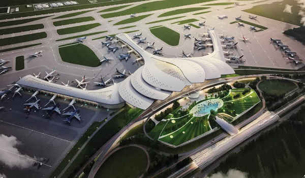 Một trong 9 phương án thiết kế kiến trúc sân bay quốc tế Long Thành 