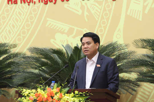Chủ tịch UBND TP Hà Nội Nguyễn Đức Chung cho biết Sở Xây dựng sẽ thực hiện dự án Hồ Tây tổng thể 
