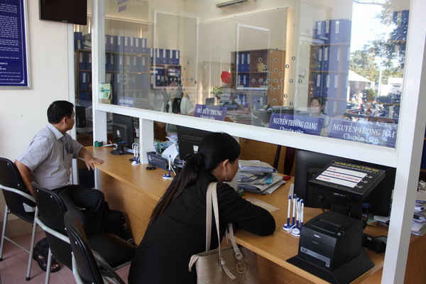 Giải quyết thủ tục hành chính tại Bộ phận một cửa - Sở TN&MT Đồng Nai