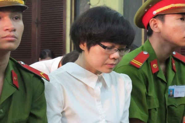 Huỳnh Thị Huyền Như tại phiên sơ thẩm năm 2014.