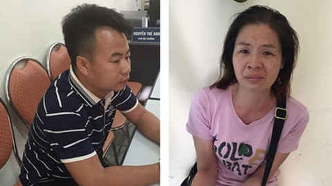 Hai đối tượng người Trung Quốc - Tan Shi Ren và Zhao Xiao Mei  bị Công an Hà Nội bắt giữ vì cấu kết với một số người Việt Nam chiếm đoạt tiền của nhiều nạn nhân qua tài khoản ngân hàng.