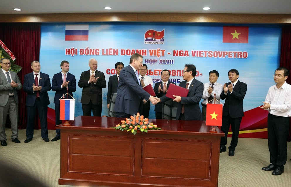Lễ ký Biên bản kỳ họp 47 Hội đồng Liên doanh Việt – Nga Vietsovpetro