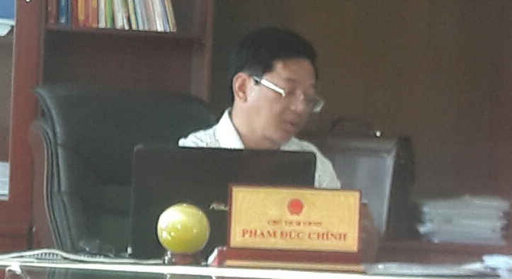 Ông Phạm Đức Chính, Chủ tịch UBND huyện Mộc Châu