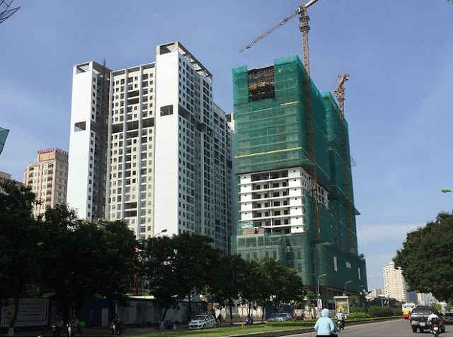 Dự án Golden West là một trong số các dự án ở Hà Nội đã bị đình chỉ thi công vì xây dựng sai thiết kế.