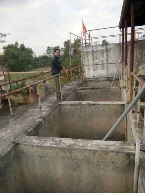 Một tuần nay nhà máy nước Ngư Lộc khan hiếm không có nước để hoạt động.