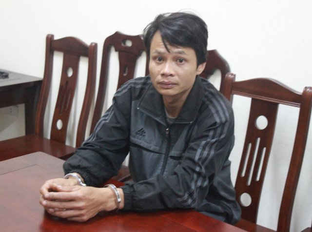 Vi Văn Thẩu khi bị bắt giữ sau 16 năm ẩn mình với cái tên giả Vi Văn Thắng.