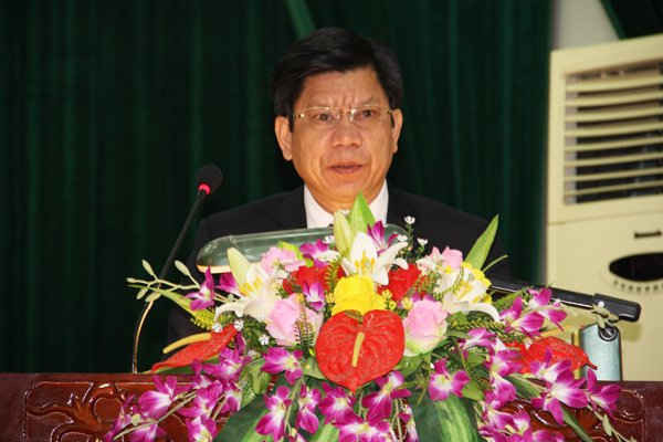 Ông Nguyễn Minh Ngọc – Phó Chủ tịch thường trực UBND huyện Chương Mỹ phát biểu khai mạc