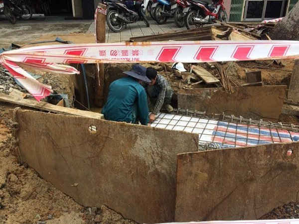 TP. Đà Nẵng đang tu sửa hệ thống cống thoát nước nhằm giảm thiểu ngập úng cho đô thị