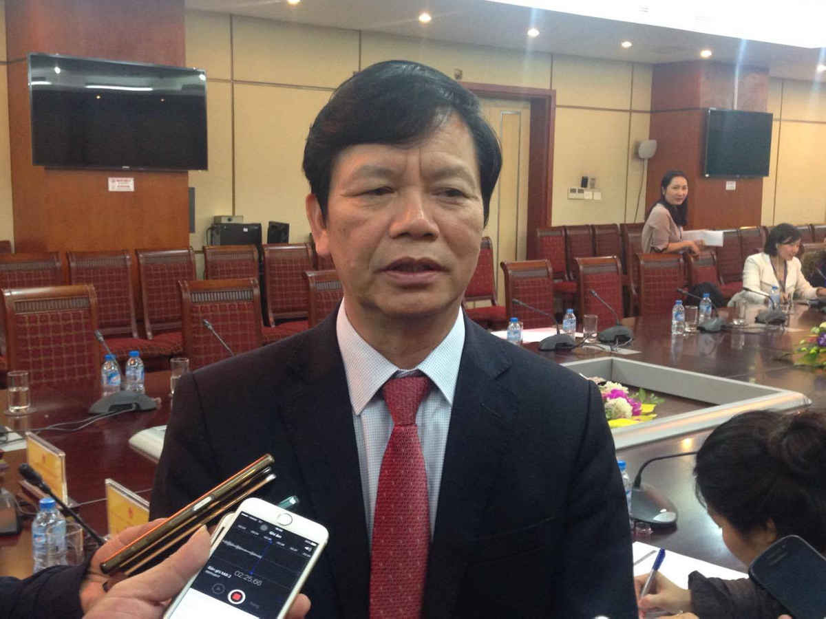 Thứ trưởng Nguyễn Trọng Đàm cung cấp thông tin về hoạt động hỗ trợ người nghèo Tết Đinh Dậu. Ảnh: VGP/Thúy Hà