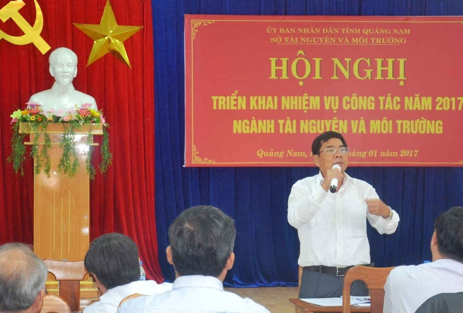 Ông Nguyễn Viễn - Giám đốc Sở TN&MT 