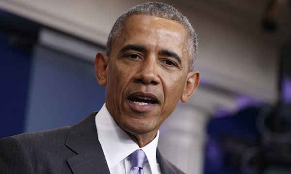 Barack Obama đã chi thêm 500 triệu USD cho Quỹ Khí hậu Xanh của Liên hợp quốc, chỉ 3 ngày trước khi ông rời ghế Tổng thống. Ảnh: Evan Vucci / AP