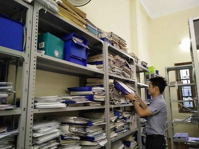 Cơ sở vật chất, kho lưu trữ hồ sơ chưa có đang là một trong những khó khăn lớn của Văn phòng Đăng ký đất đai tỉnh Sơn La