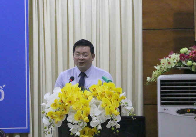 Ông Nguyễn Toàn Thắng, Thành ủy viên, Giám đốc Sở TN&MT TP.HCM phát biểu