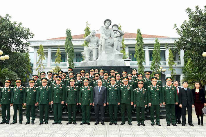 Thủ tướng Nguyễn Xuân Phúc thăm và làm việc với cán bộ chủ chốt Tổng cục Tình báo Bộ Quốc phòng