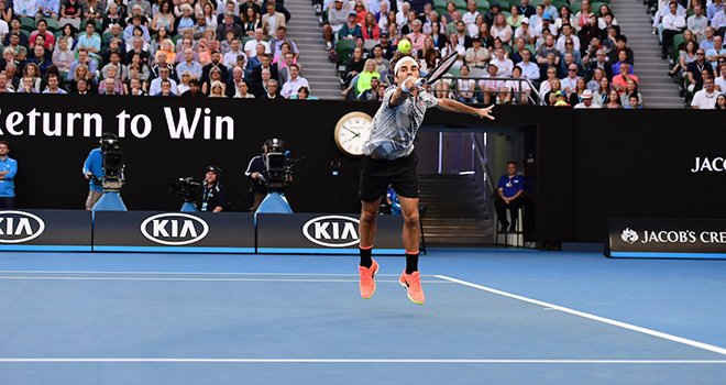 Federer thể hiện một phong độ đáng kinh ngạc tại Austalia Open năm nay