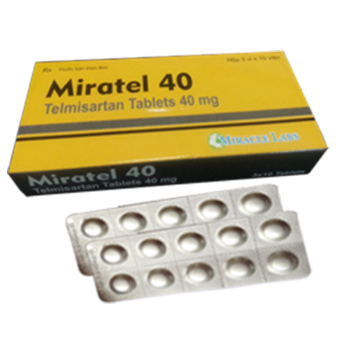 Đình chỉ viên nén Miratel 40 mg. Ảnh internet