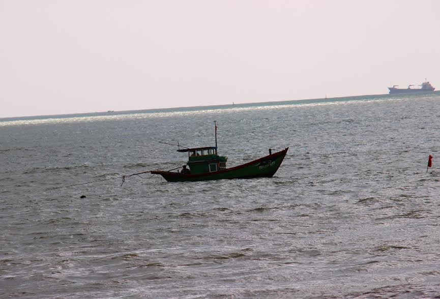 Vùng biển Quy Nhơn nơi 2 sinh viên tắm dẫn tới mất tích