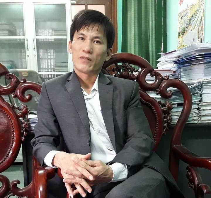 Ông Nguyễn Văn Tĩnh - Chủ tịch xã Hòa Tiến.