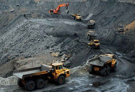 Khai trường mỏ than Khánh Hòa trong những ngày sản xuất bình thường 