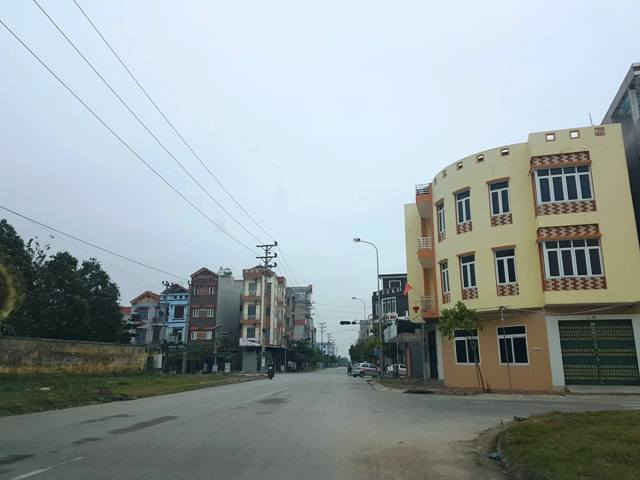 Một góc khu đô thị mới thị trấn Chờ, huyện Yên Phong, tỉnh Bắc Ninh. Nơi có lô đất của ông Dũng đang đứng tên người khác.